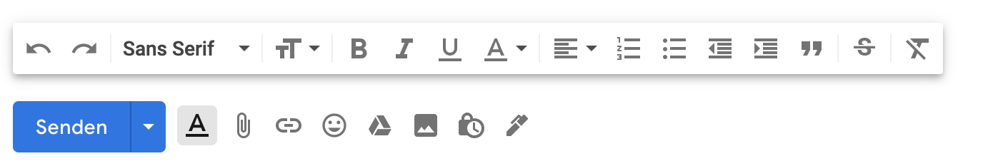 Die Formatierungs-Entfernen-Funktionen im E-Mail-Programm ist Gold wert.