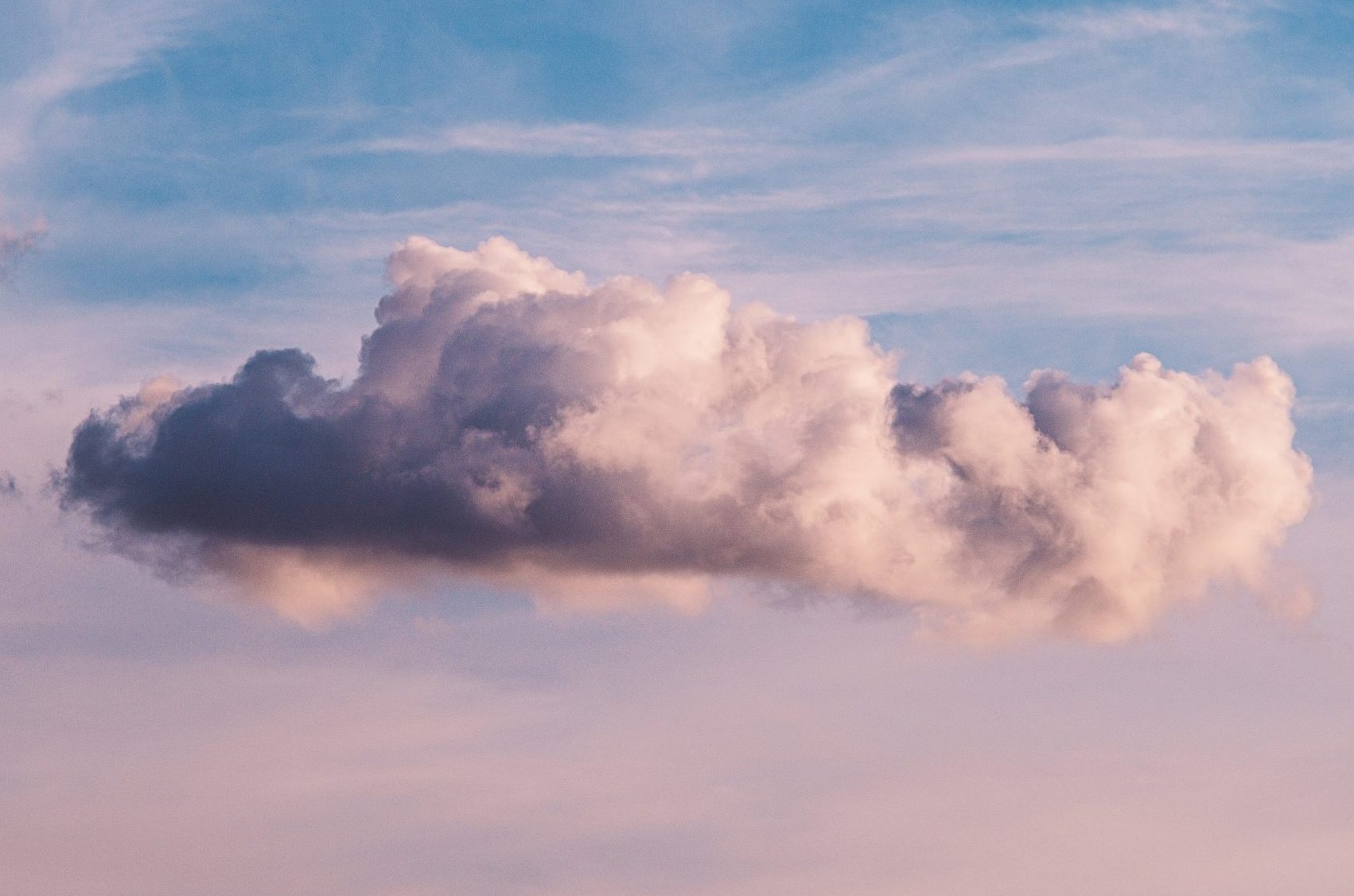 white and gray clouds